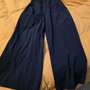 Lululemon Athletica Navy Wide-Leg Pants